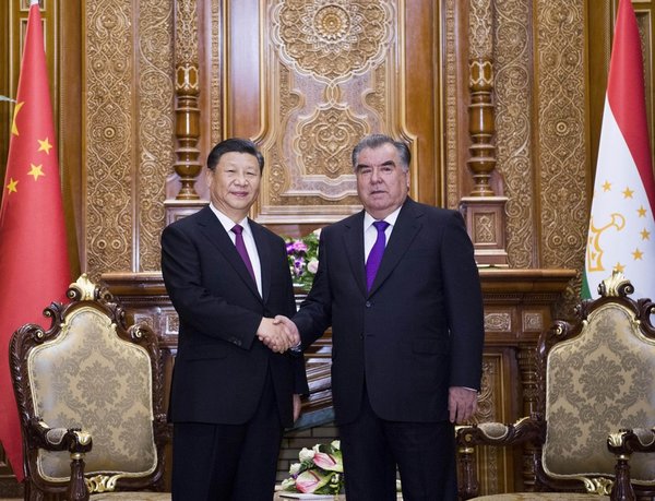 Xi Calls for Joint Efforts with Tajikistan to Implement Key 